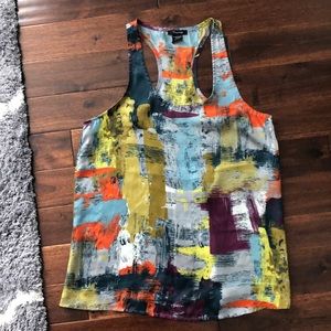 Razor back colorful tank!